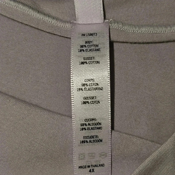 Skims Stretch Cotton Jersey Cheeky Tanga 2 pair Sz 4x High Cut Underwear - Picture 9 of 11